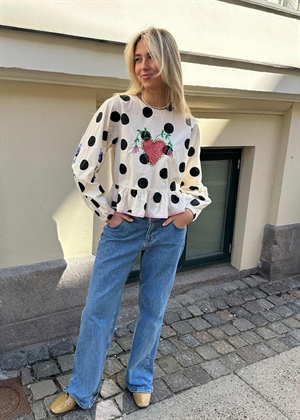 Diana bluse Black Dot Sissel Edelbo 